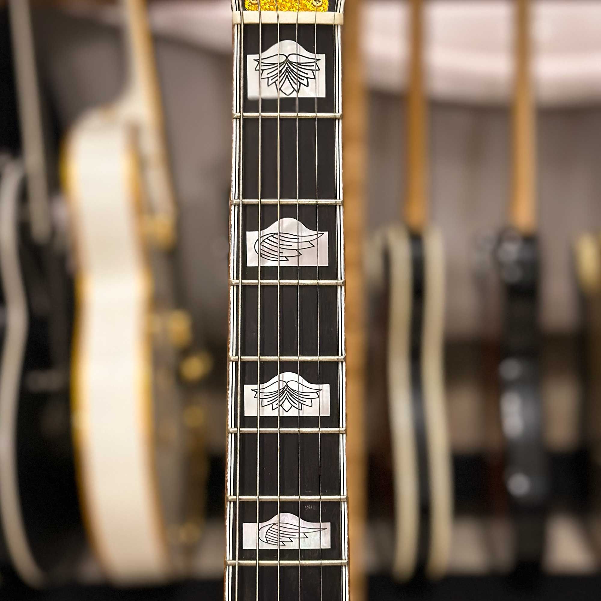 2002 Gretsch Japan Black Penguin inlays
