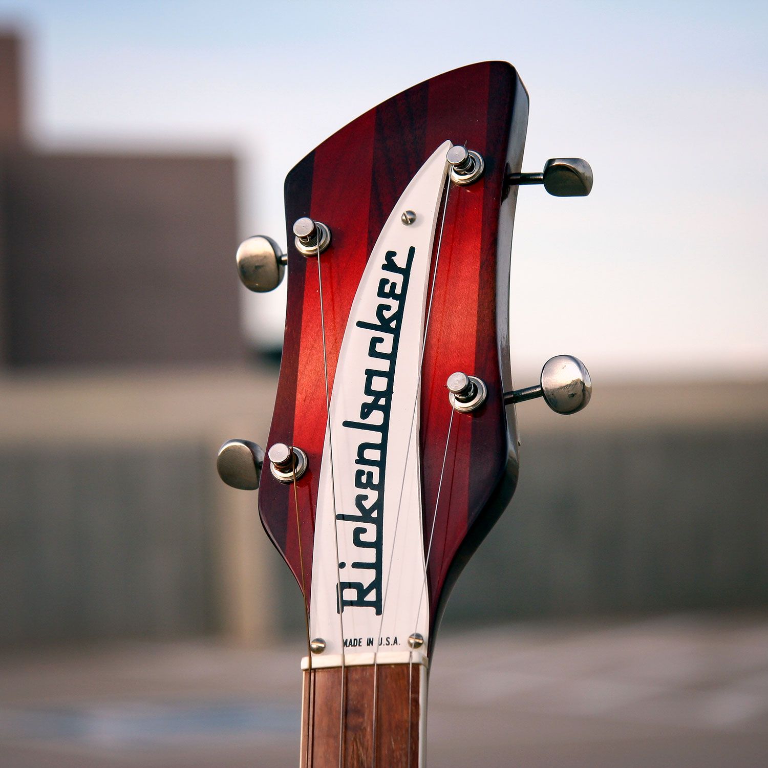 1969 Rickenbacker 6000/4 Bantar headstock