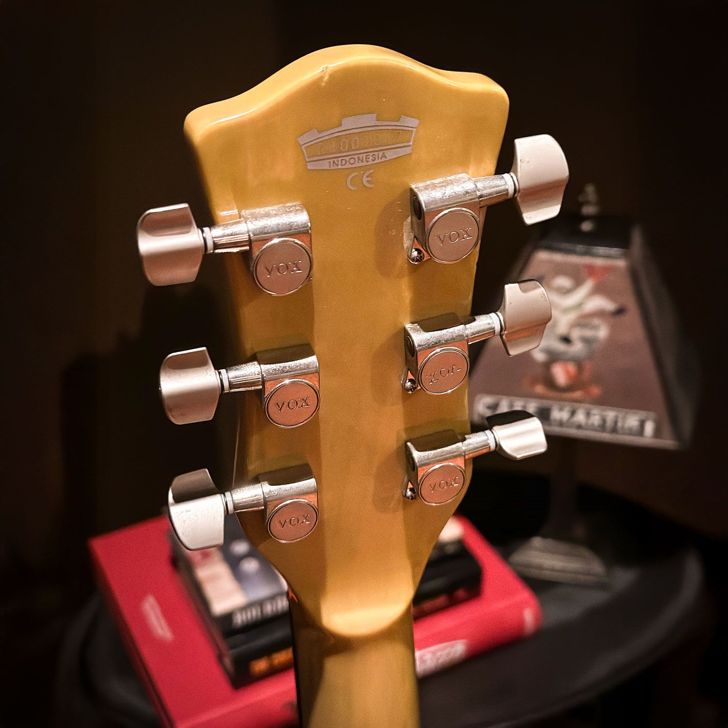 2010 Vox Indonesia SSC-33 headstock back