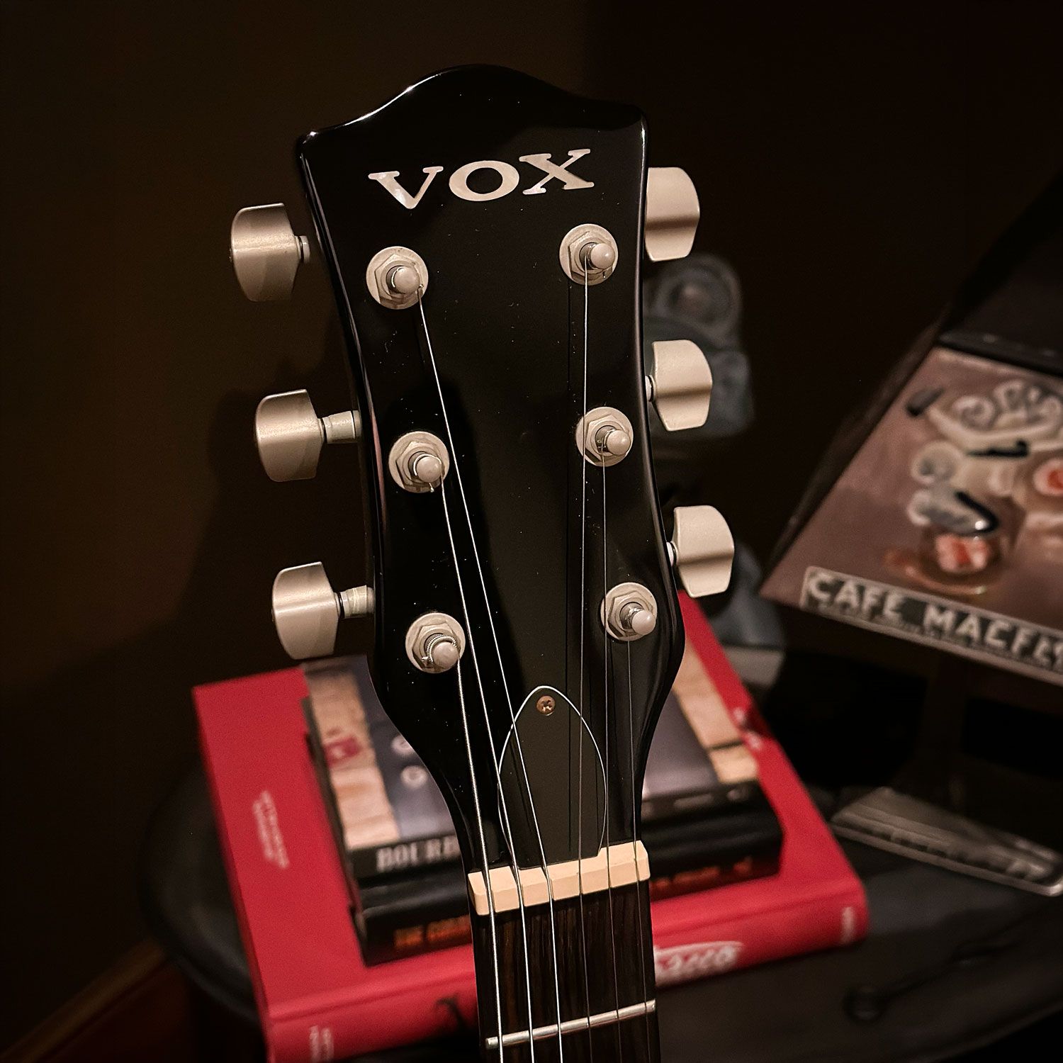 2011 Vox Korea SDC-55 headstock