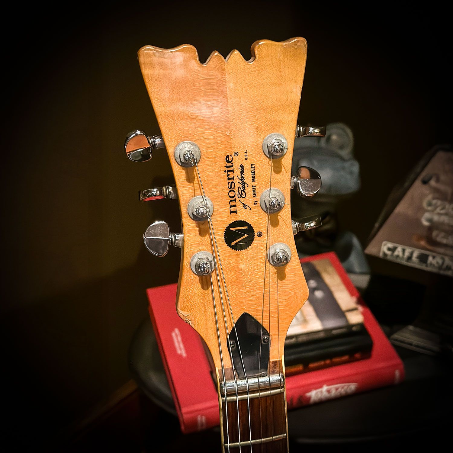 1971 Mosrite 500 Blues Bender headstock