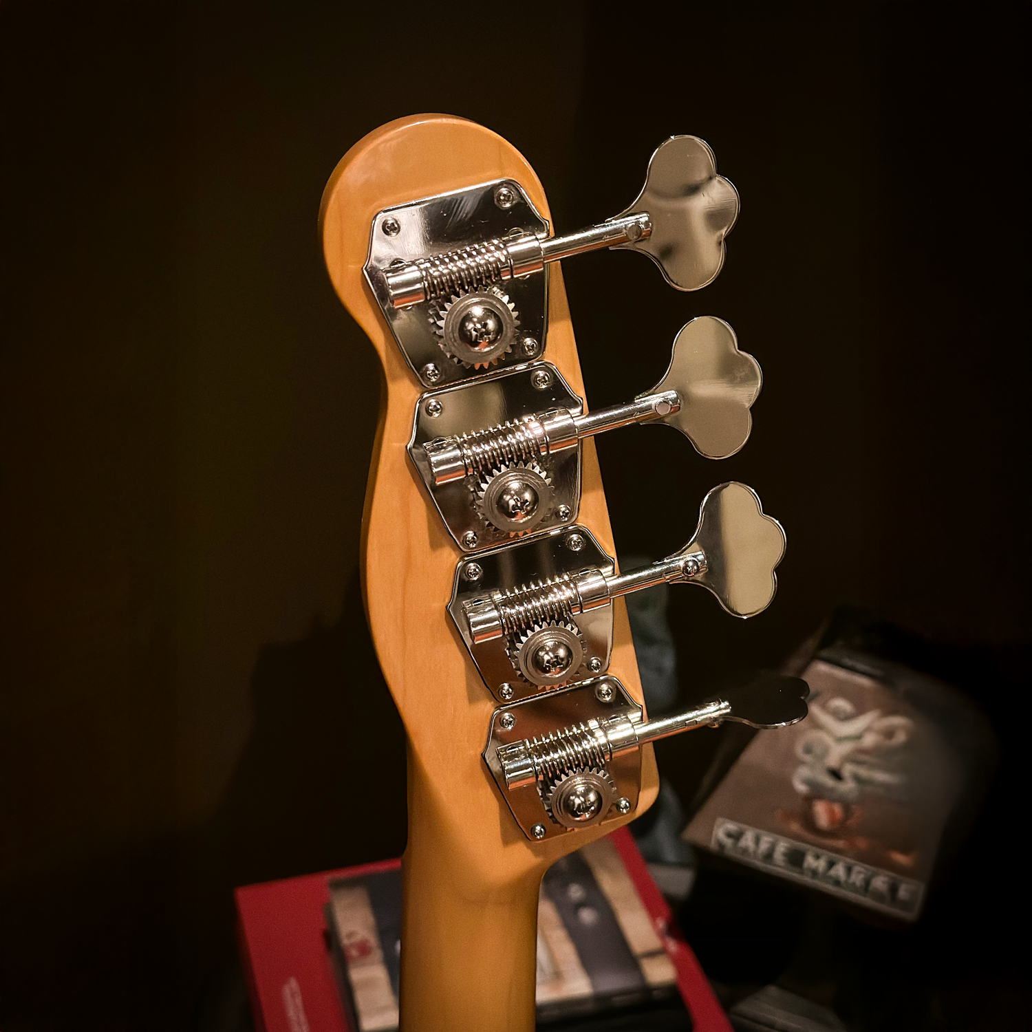 2001 Fender Japan Precision Bass headstock back