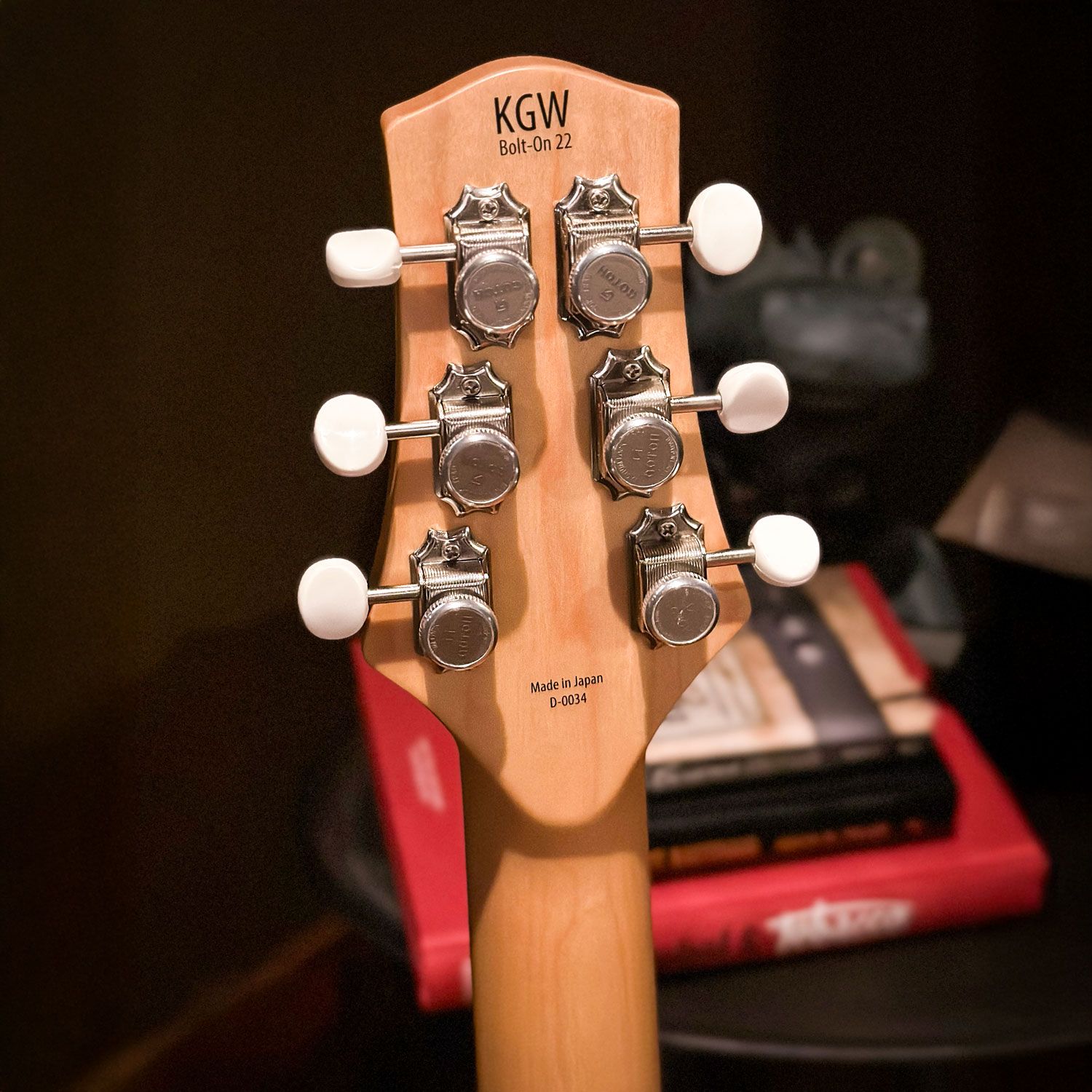 KGW Bolt-on 22 headstock back