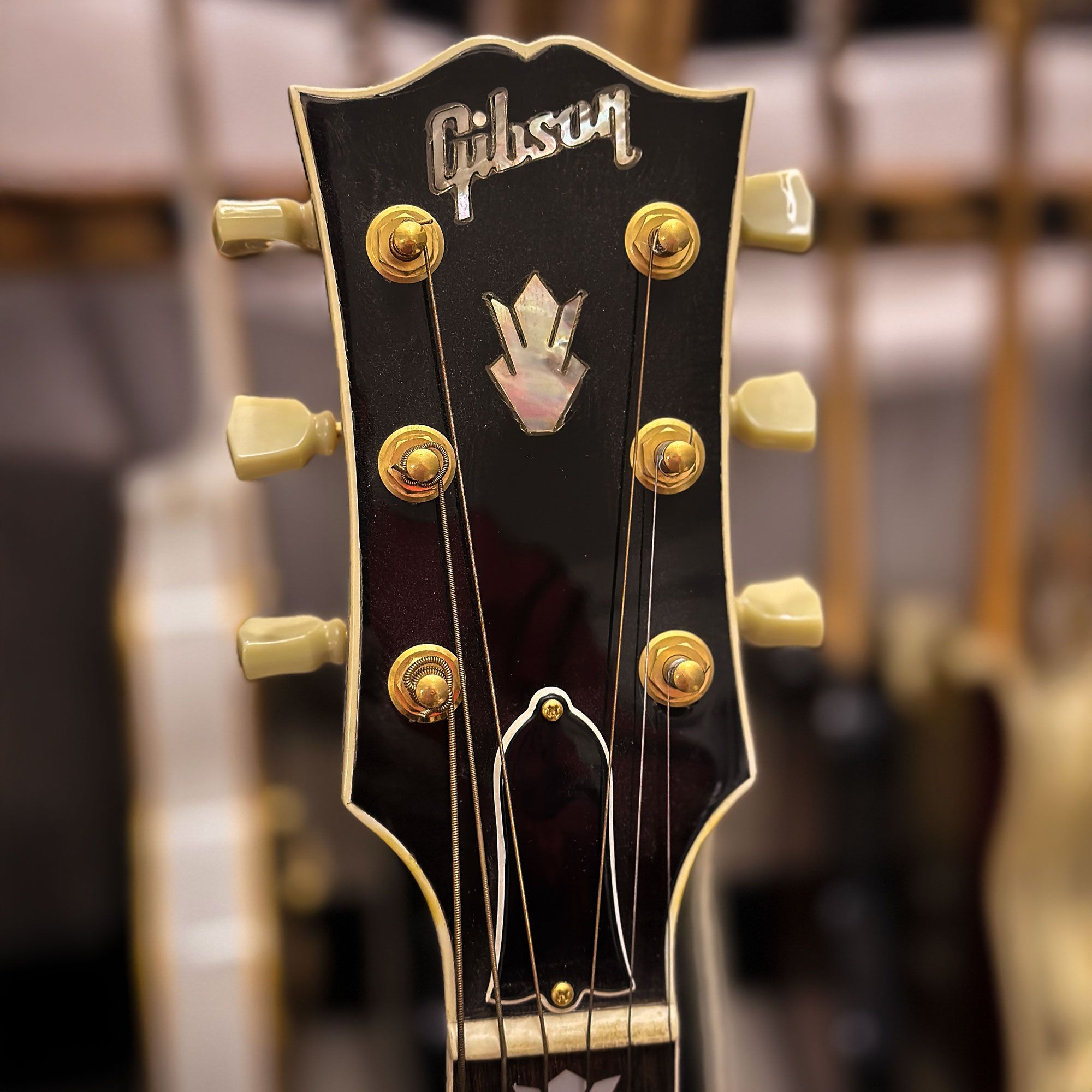 1995 Gibson J-200 headstock