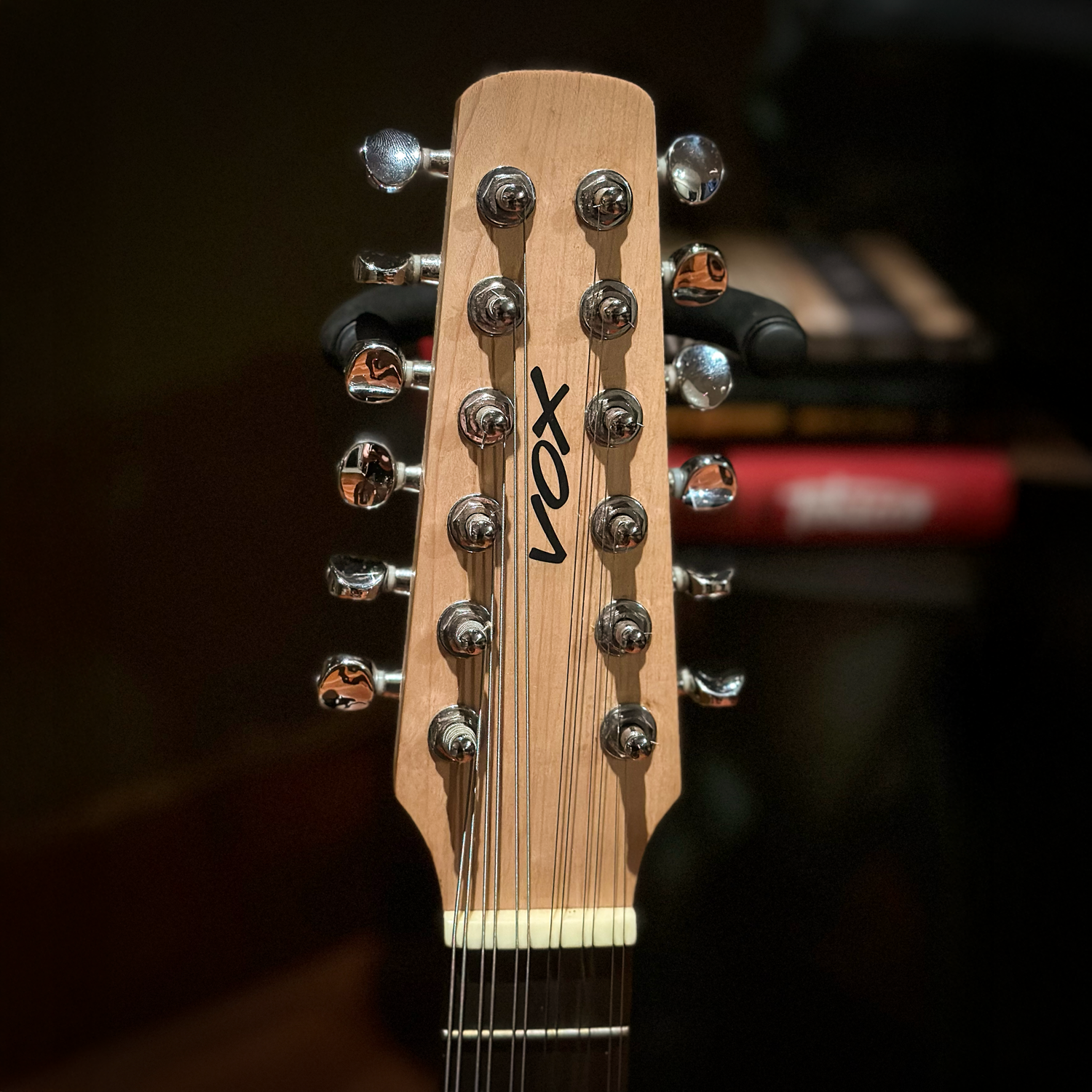 2000 Vox USA Mini-XII headstock