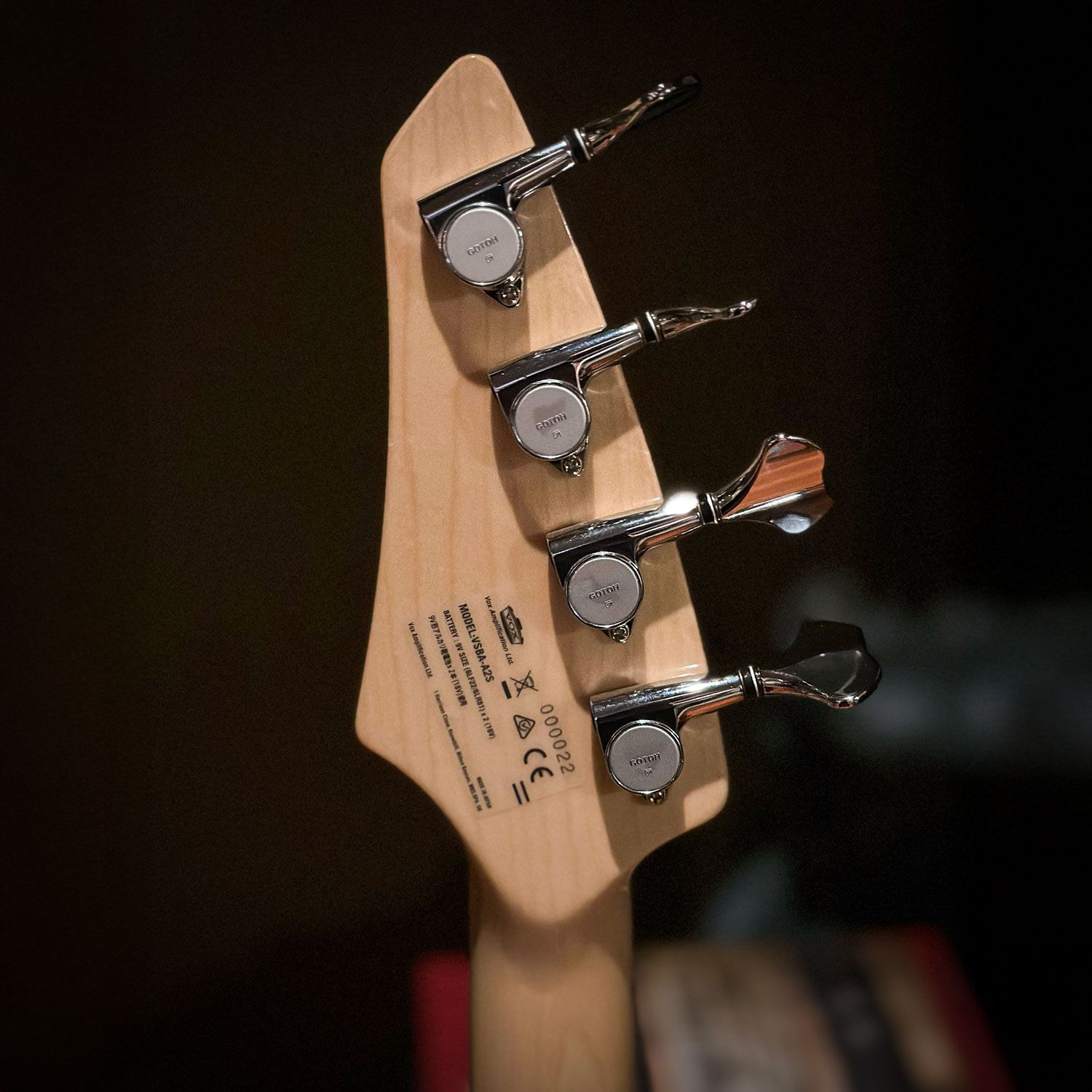 2020 Vox Japan Starstream Artist Series Bass headstock back