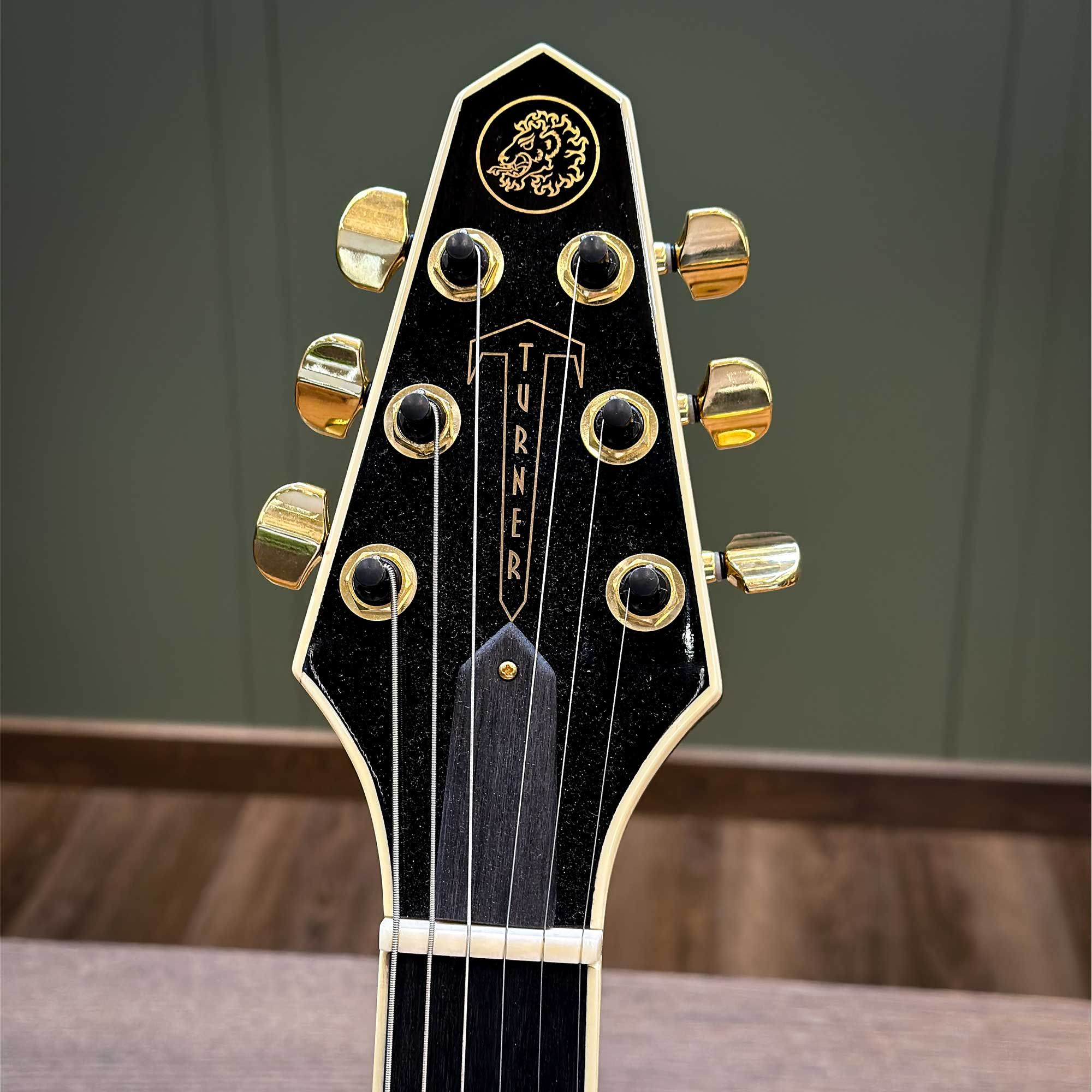 2022 Rick Turner Model 1 Standard "Black Beauty"  headstock