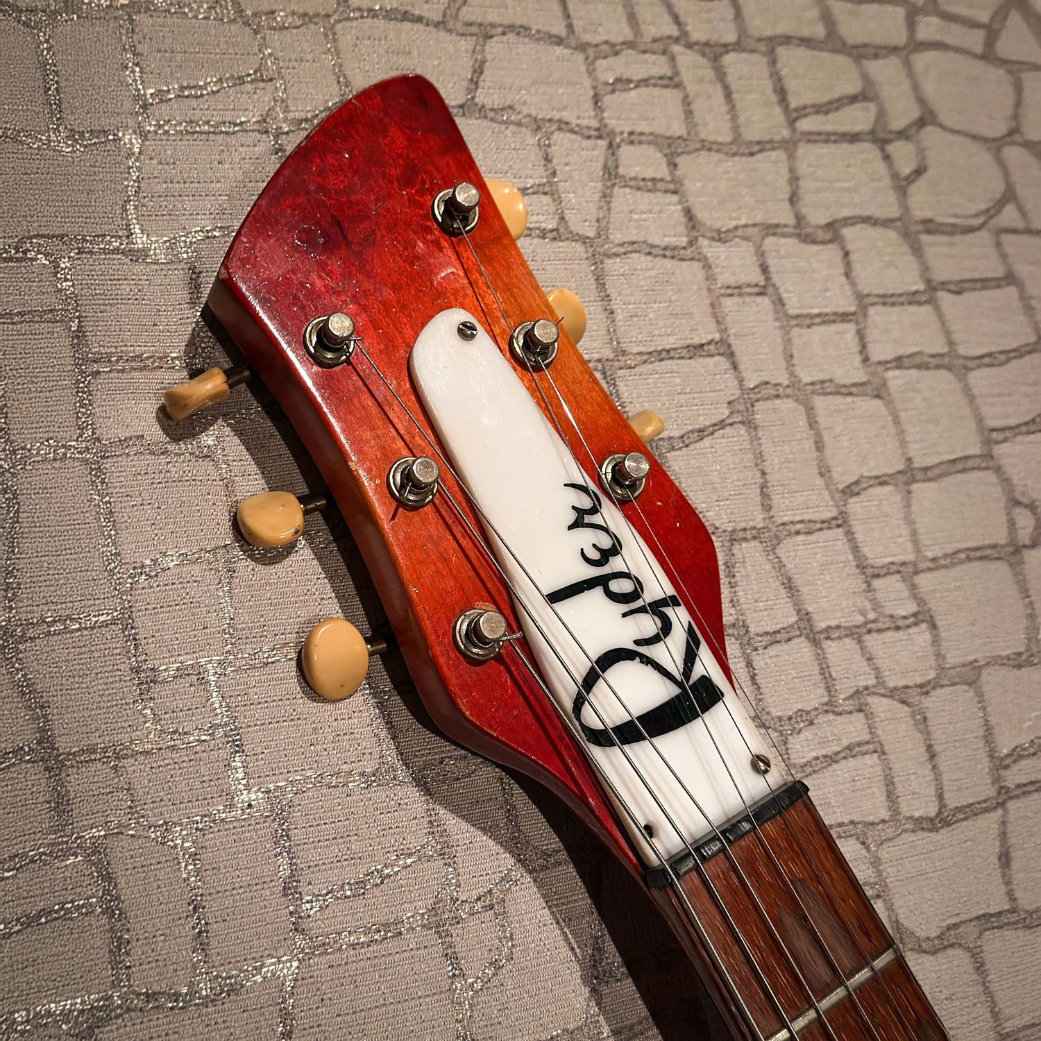 1965 Ryder ES-17 headstock