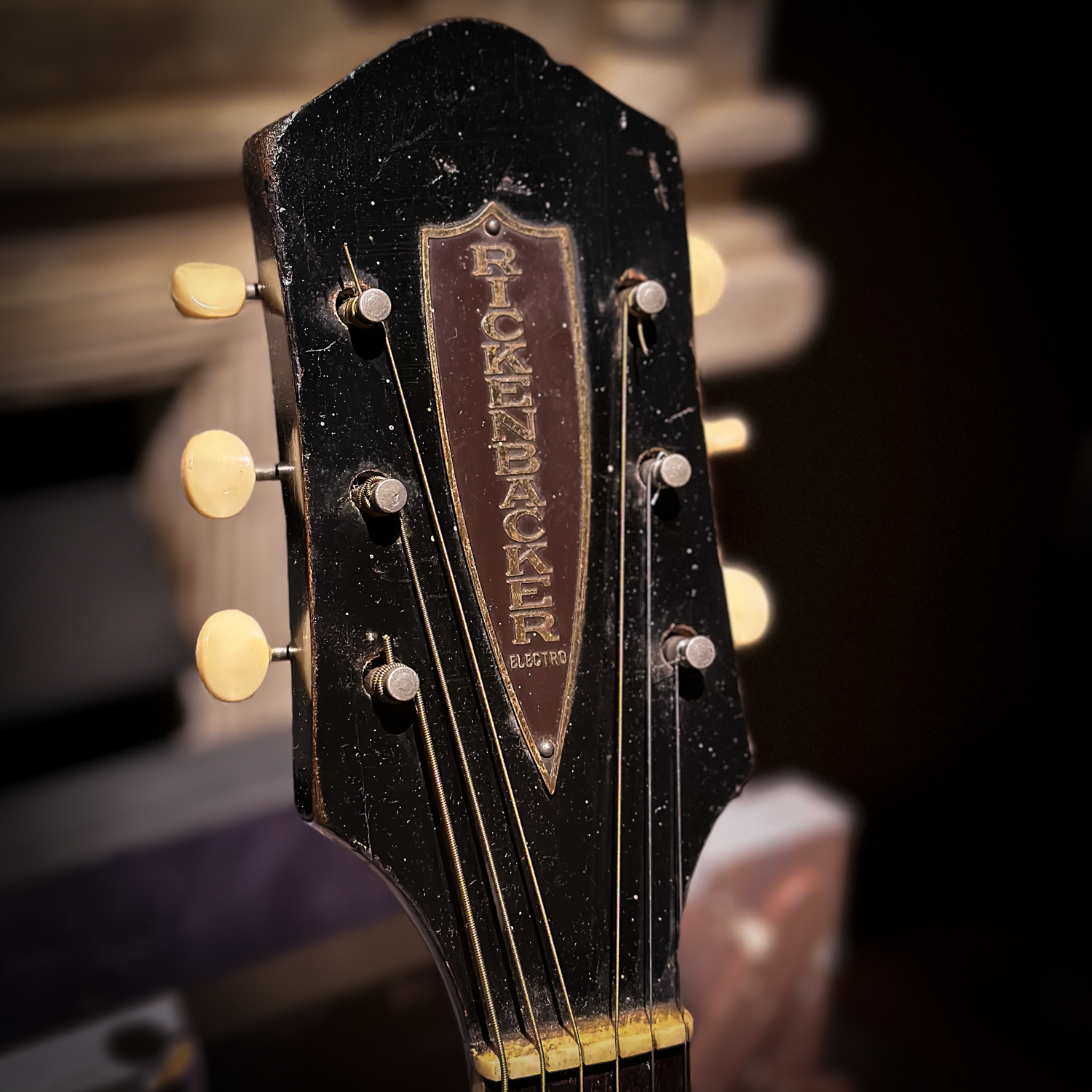 1949 Rickenbacker Model SP headstock