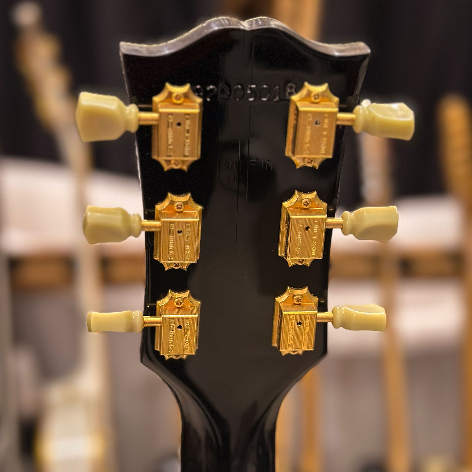 1995 Gibson J-200 headstock back