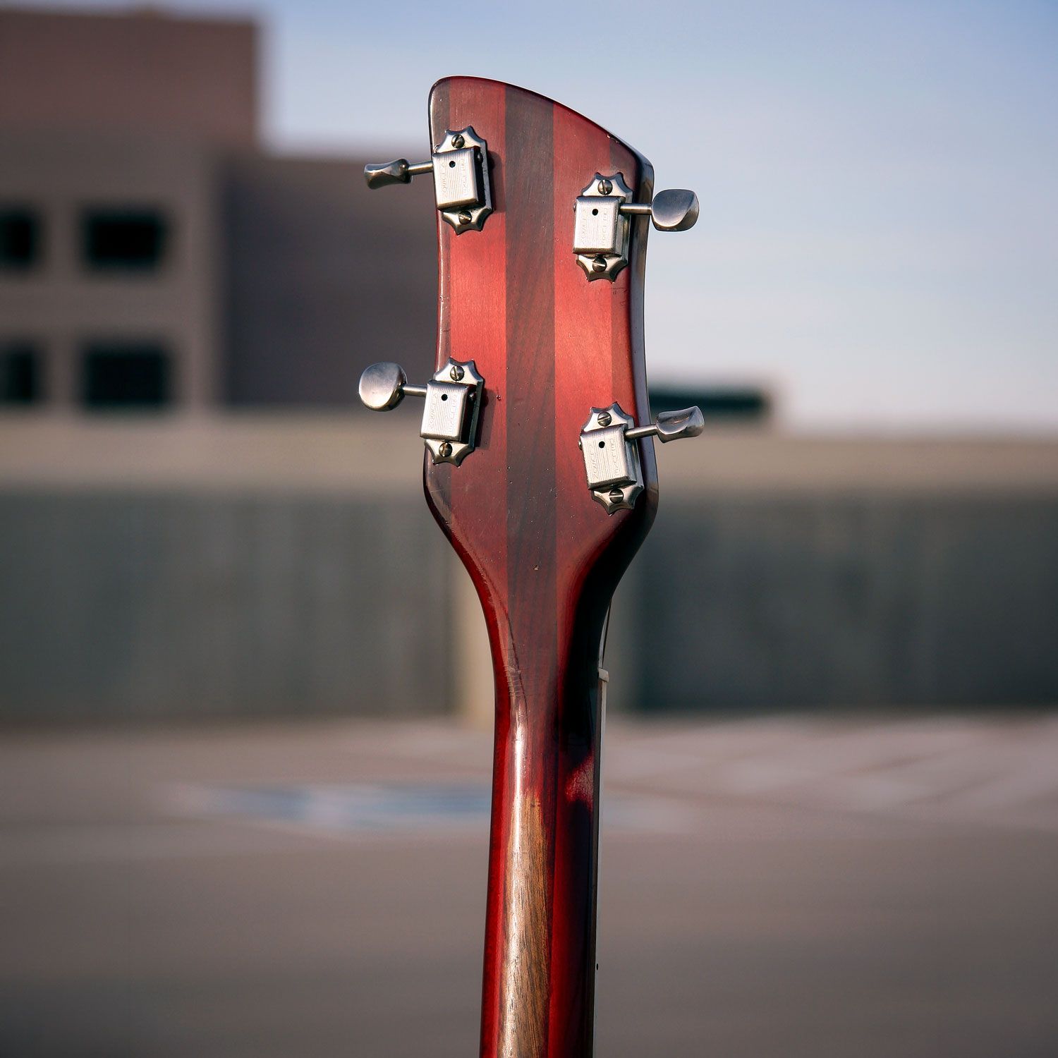 1969 Rickenbacker 6000/4 Bantar headstock back