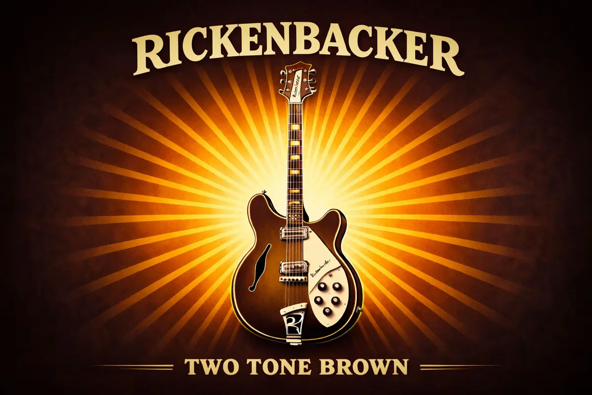 Rickenbacker Two Tone Brown