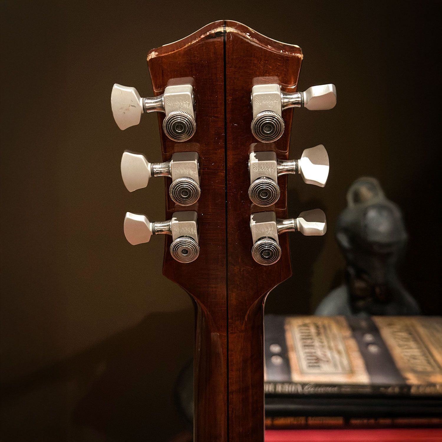 2001 Gretsch Japan Elliot Easton 6128EE headstock back