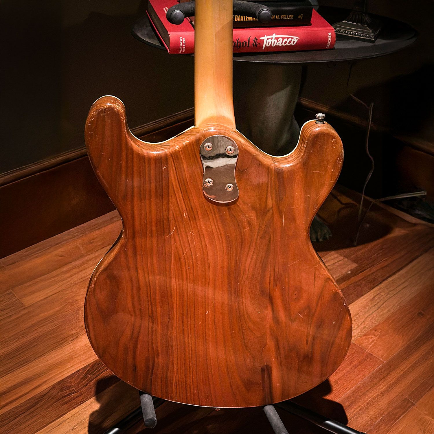 1966 Mosrite Joe Maphis Model I body back