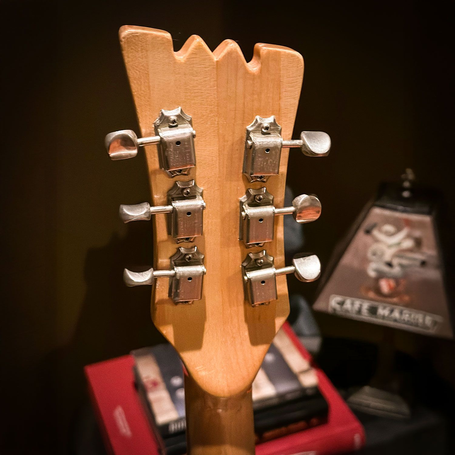 1966 Mosrite Joe Maphis Model I headstock back