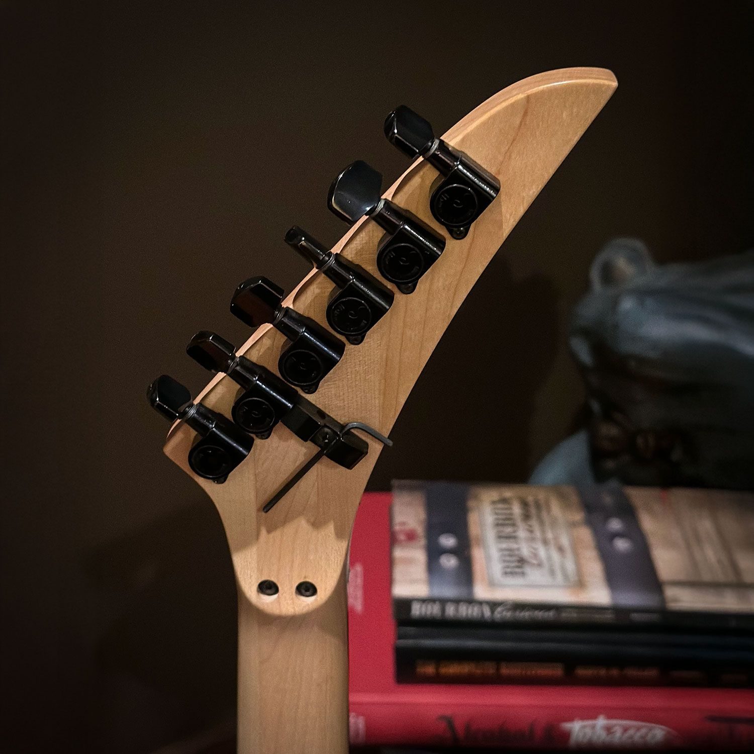 1989 Kramer ProAxe Deluxe headstock back