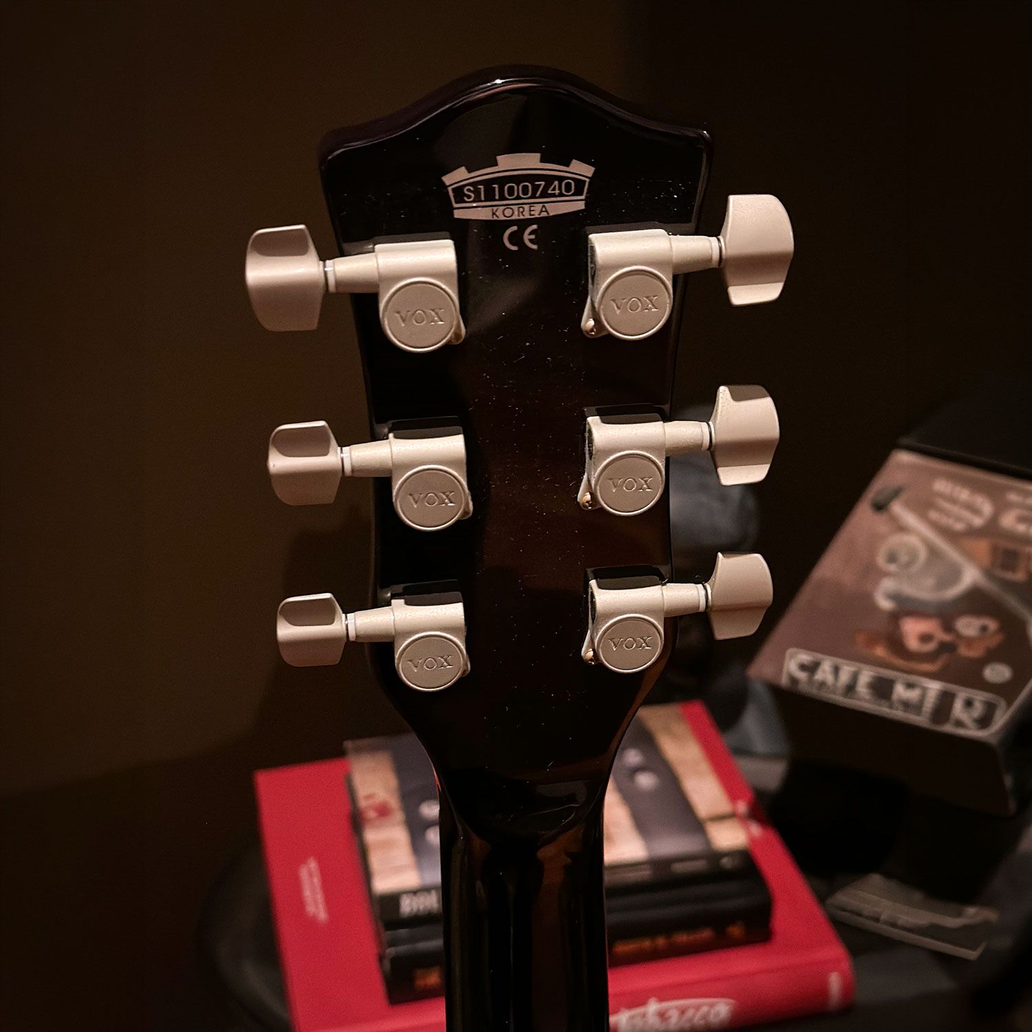 2011 Vox Korea SDC-55 headstock back