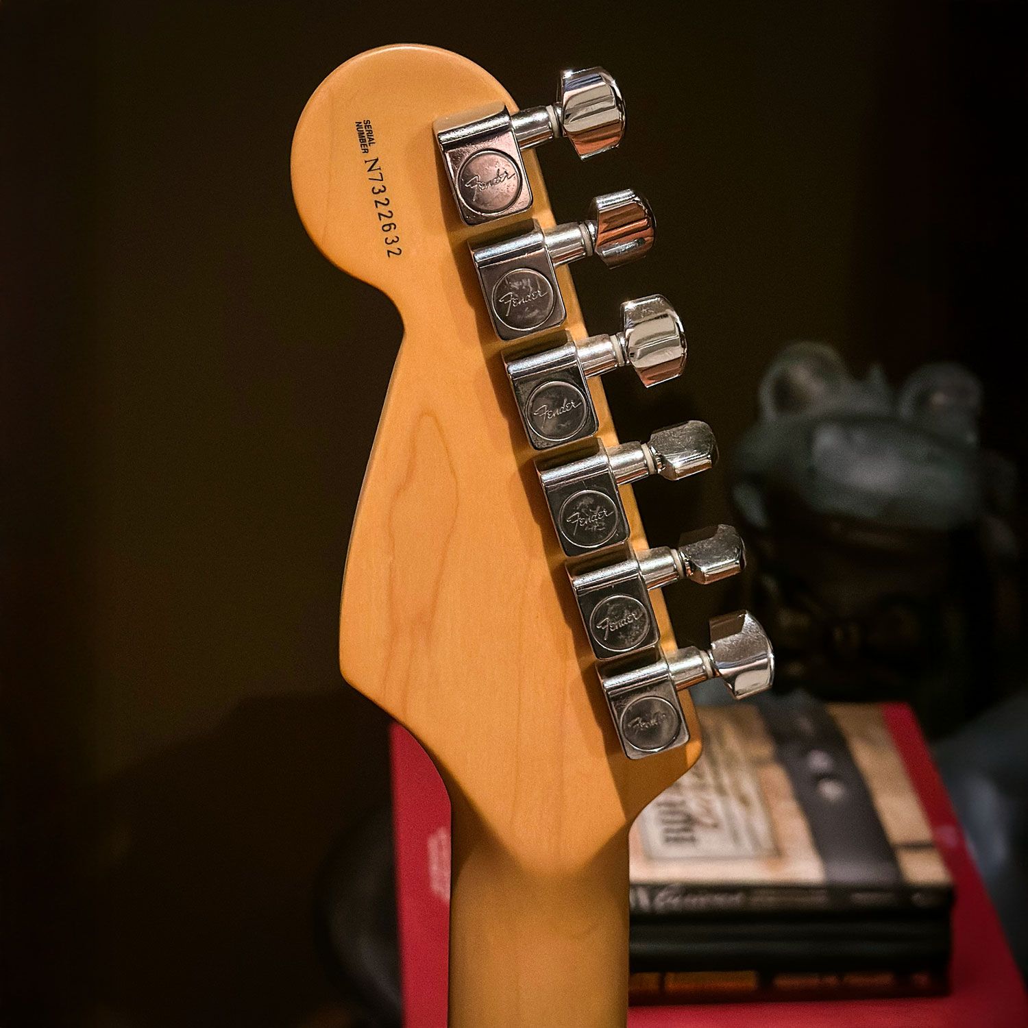 1997 Fender American Standard Stratocaster headstock back