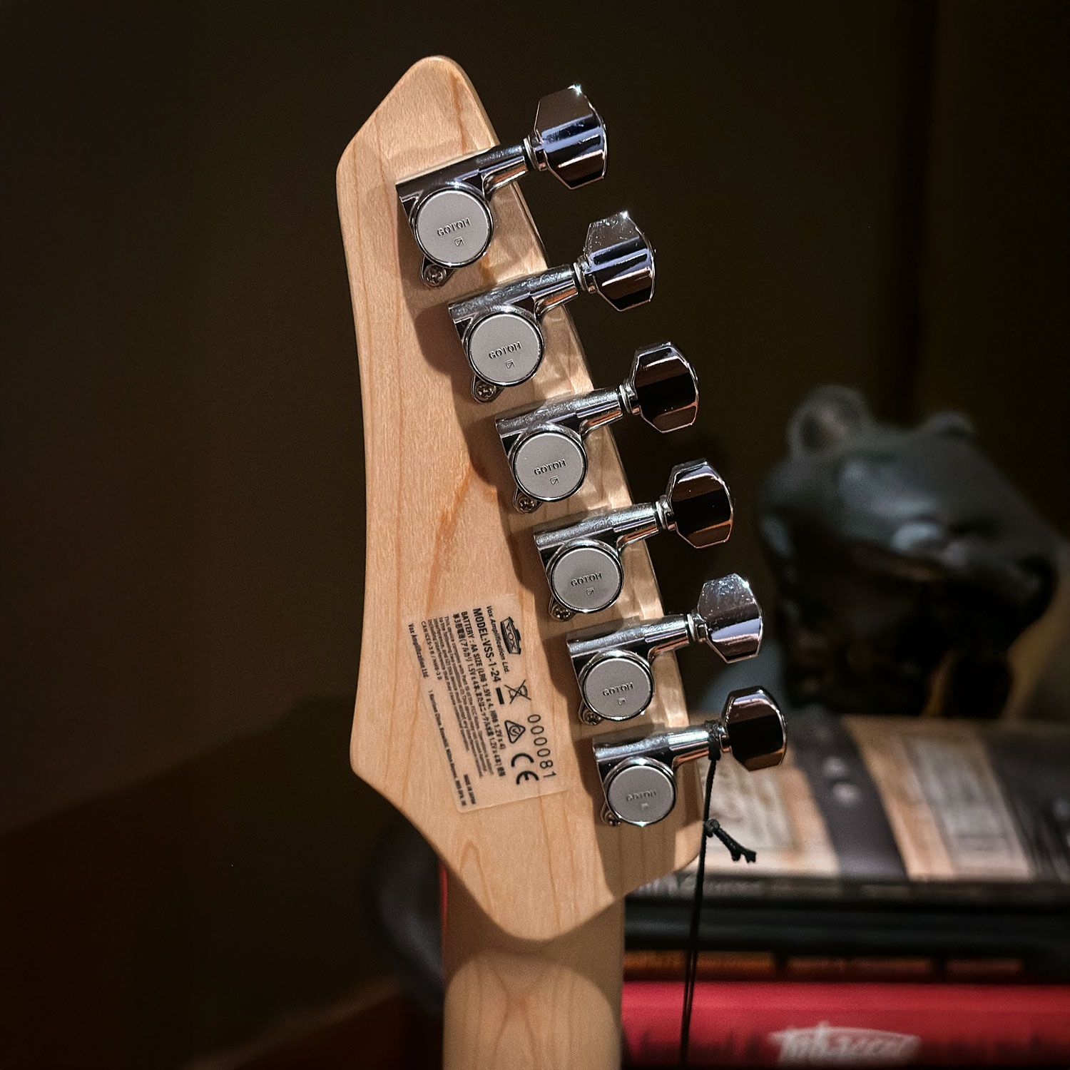 2020 Vox Japan Starstream Type 1-24 with DiMarzio headstock back