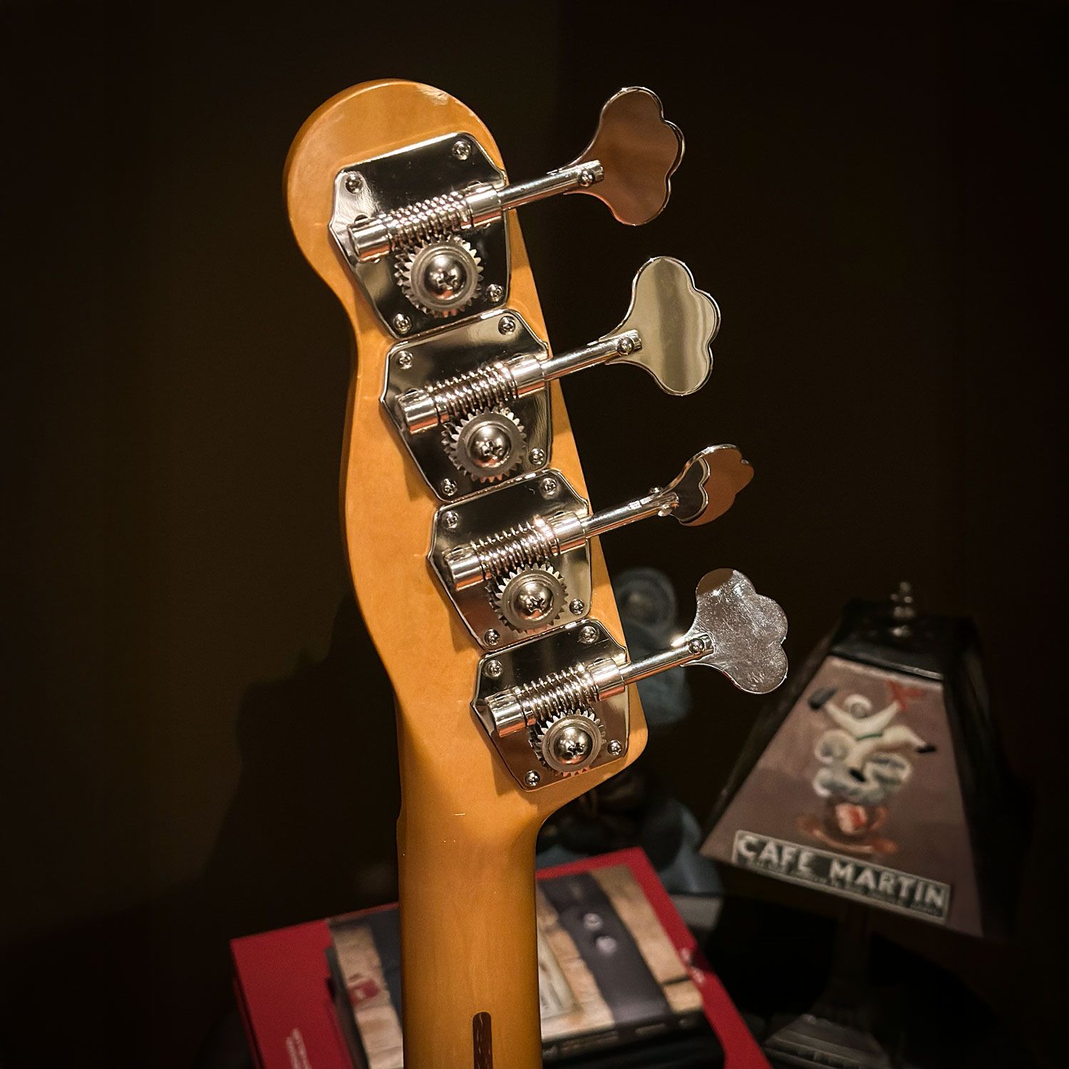 2002 Fender Japan Precision Bass headstock back