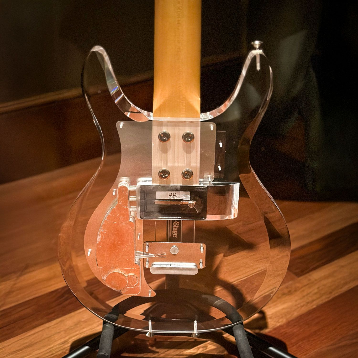 2008 Ampeg Dan Armstrong ADA4 body back