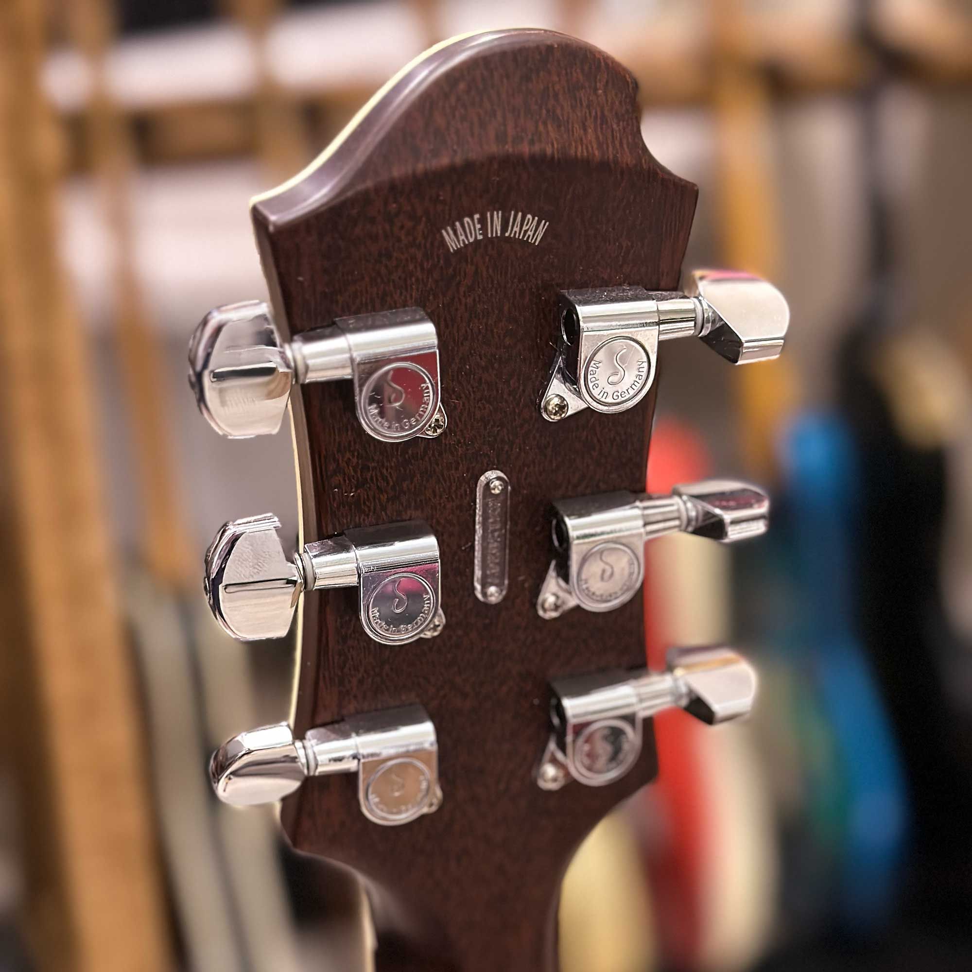 2016 Zemaitis Custom Shop CS24MF Kraken headstock back