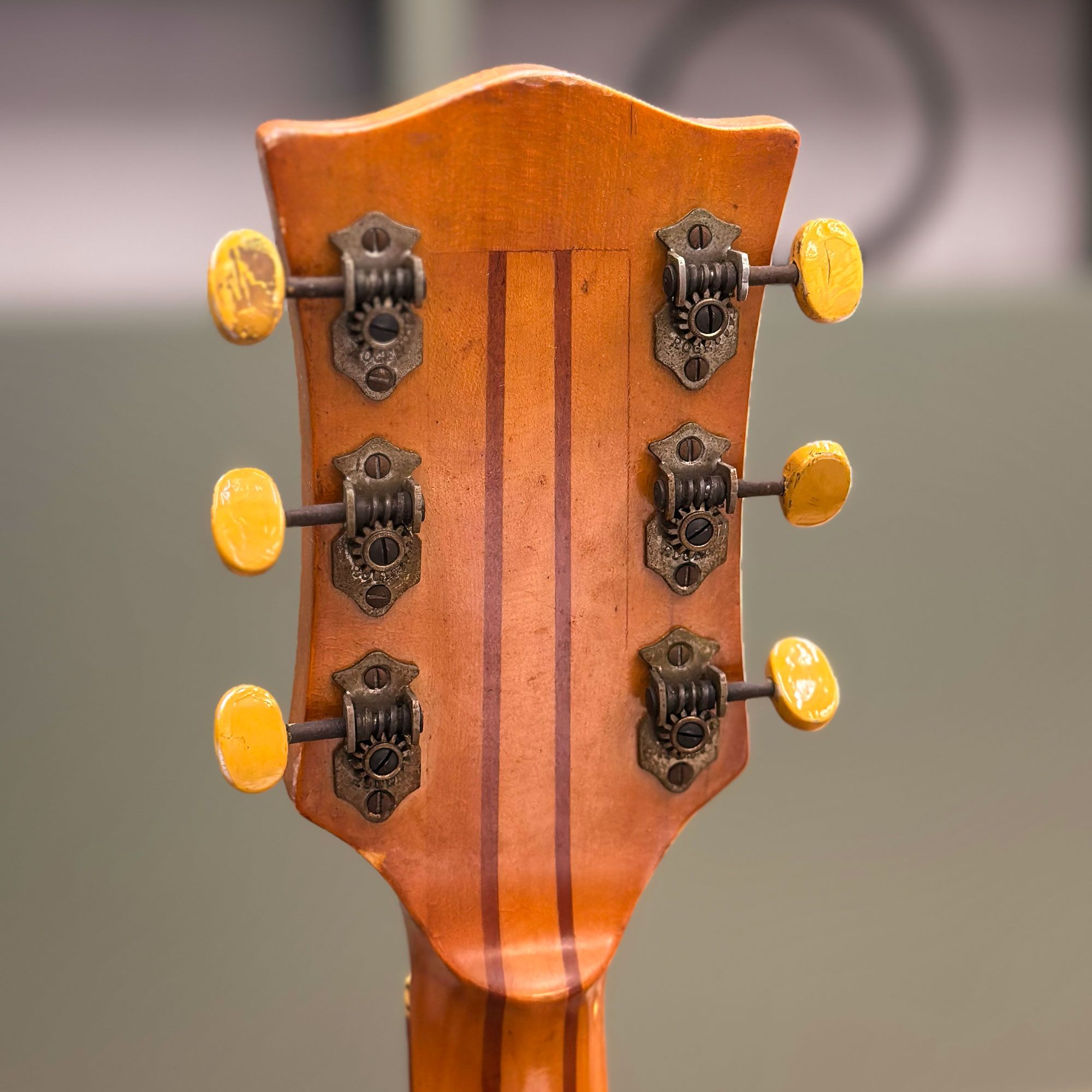 1960(?) Roger Model 56 headstock back