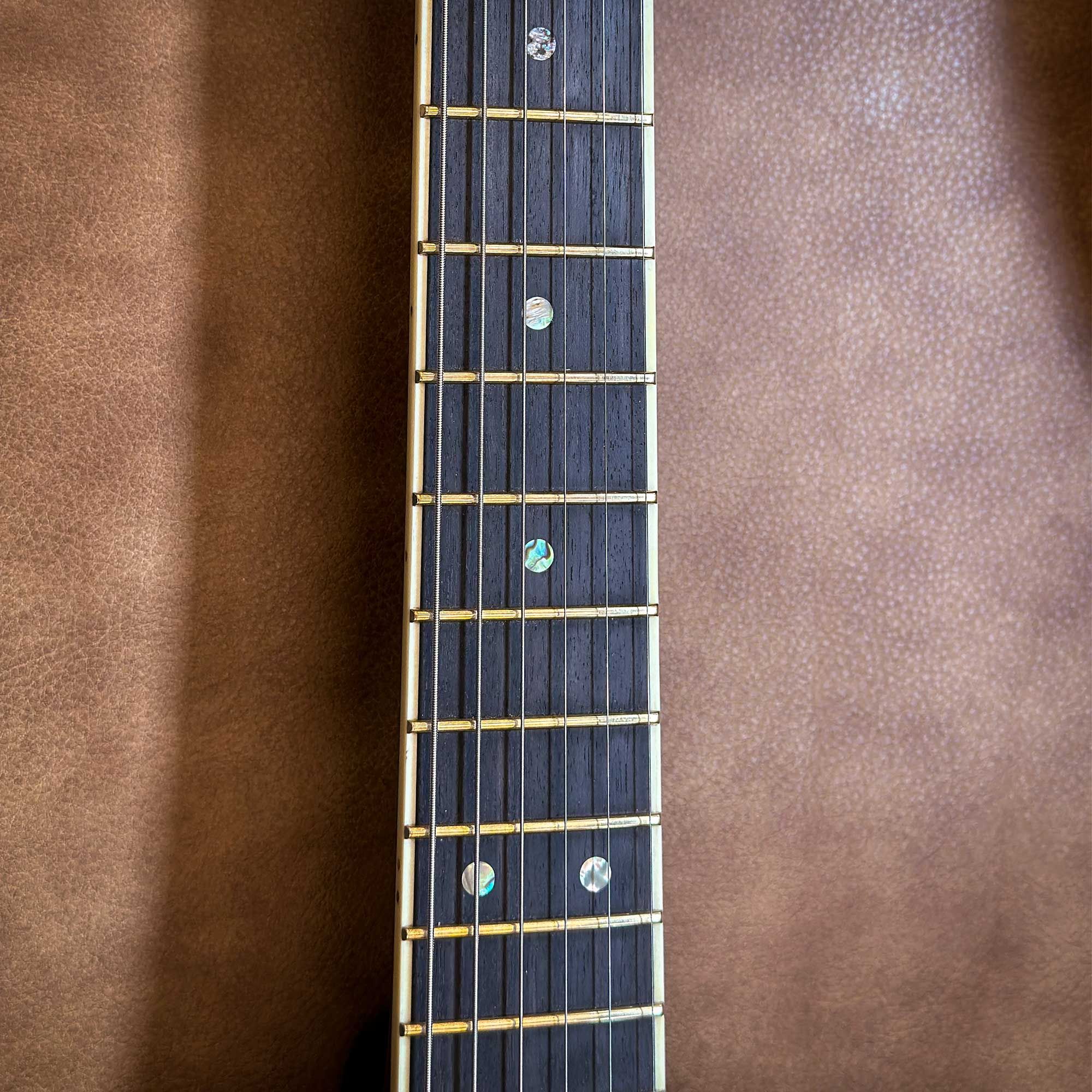 2022 Rick Turner Model 1 Standard "Black Beauty" gold frets