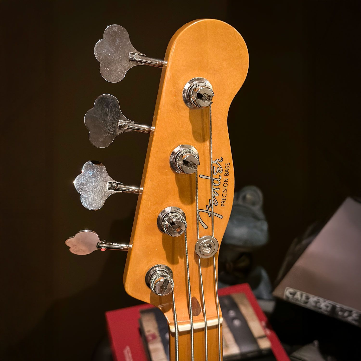 2002 Fender Japan Precision Bass headstock