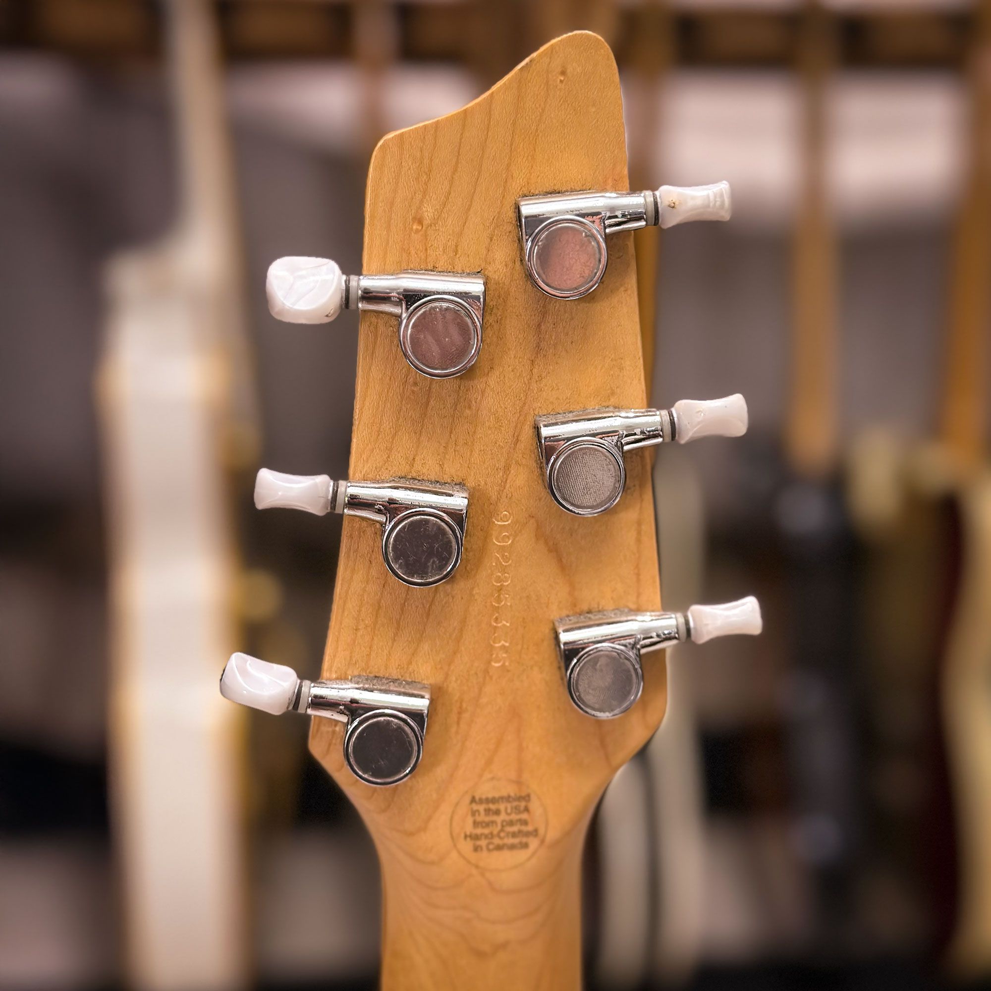 1999 Godin Radiator headstock back