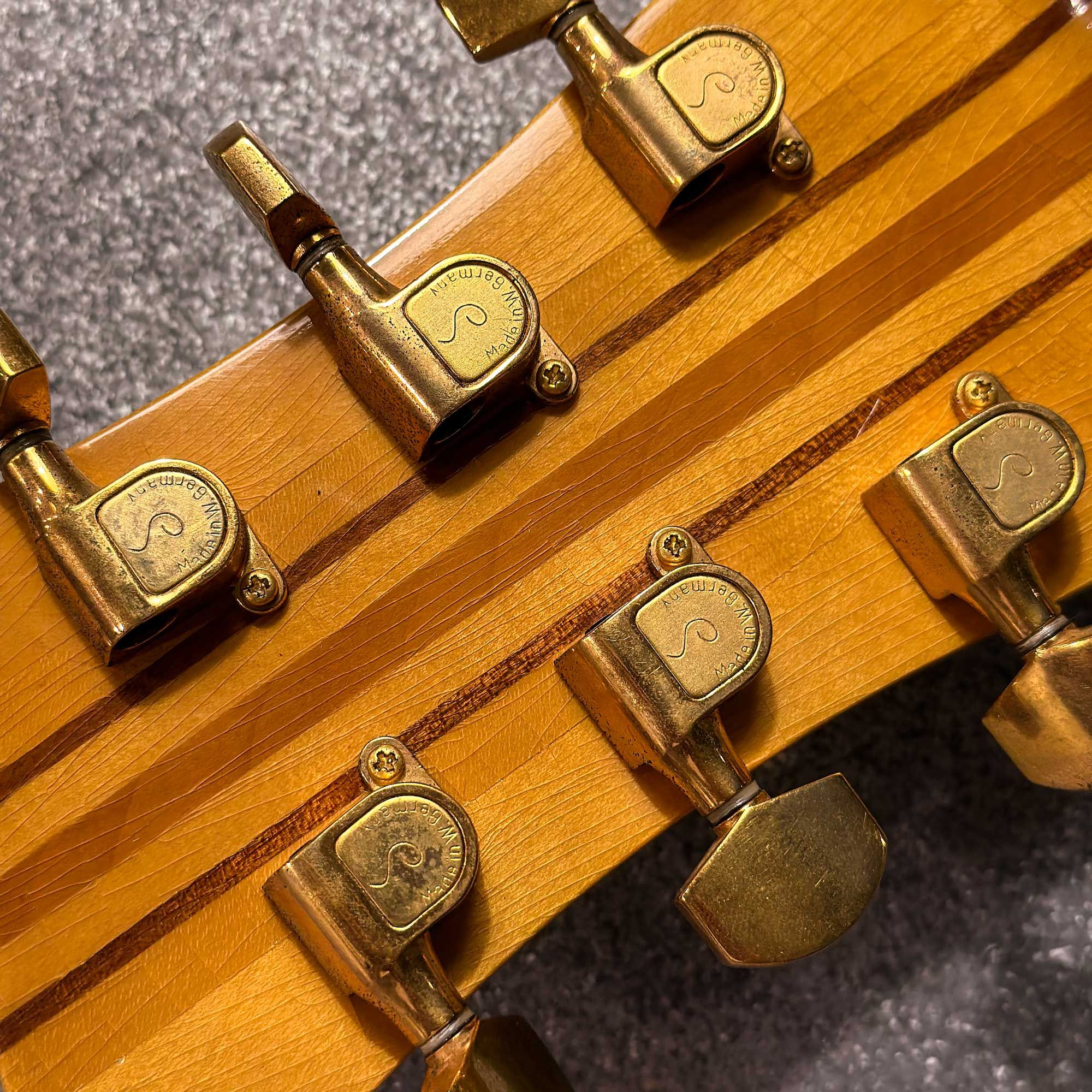 1963 Roger Super CA headstock back