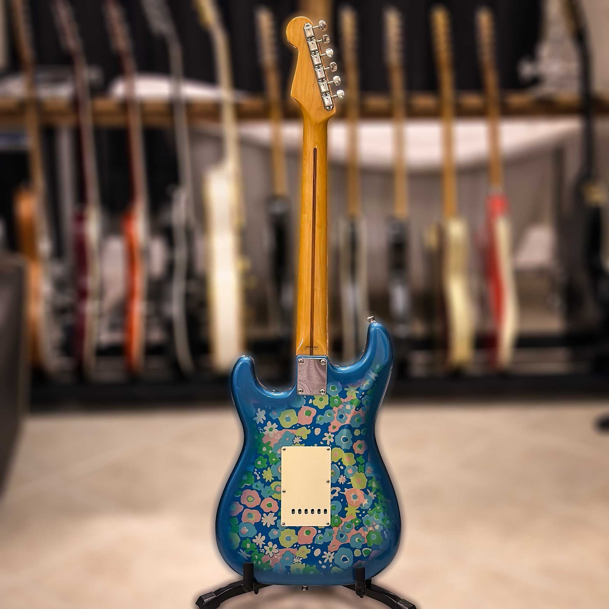 2003 Fender Japan Stratocaster, Blue Flower back