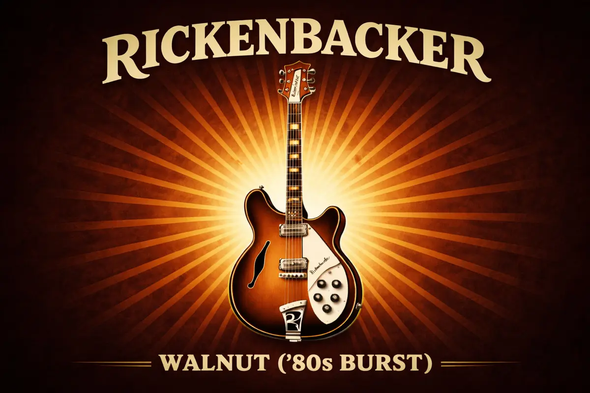 Rickenbacker Walnut - 80's Burst Version