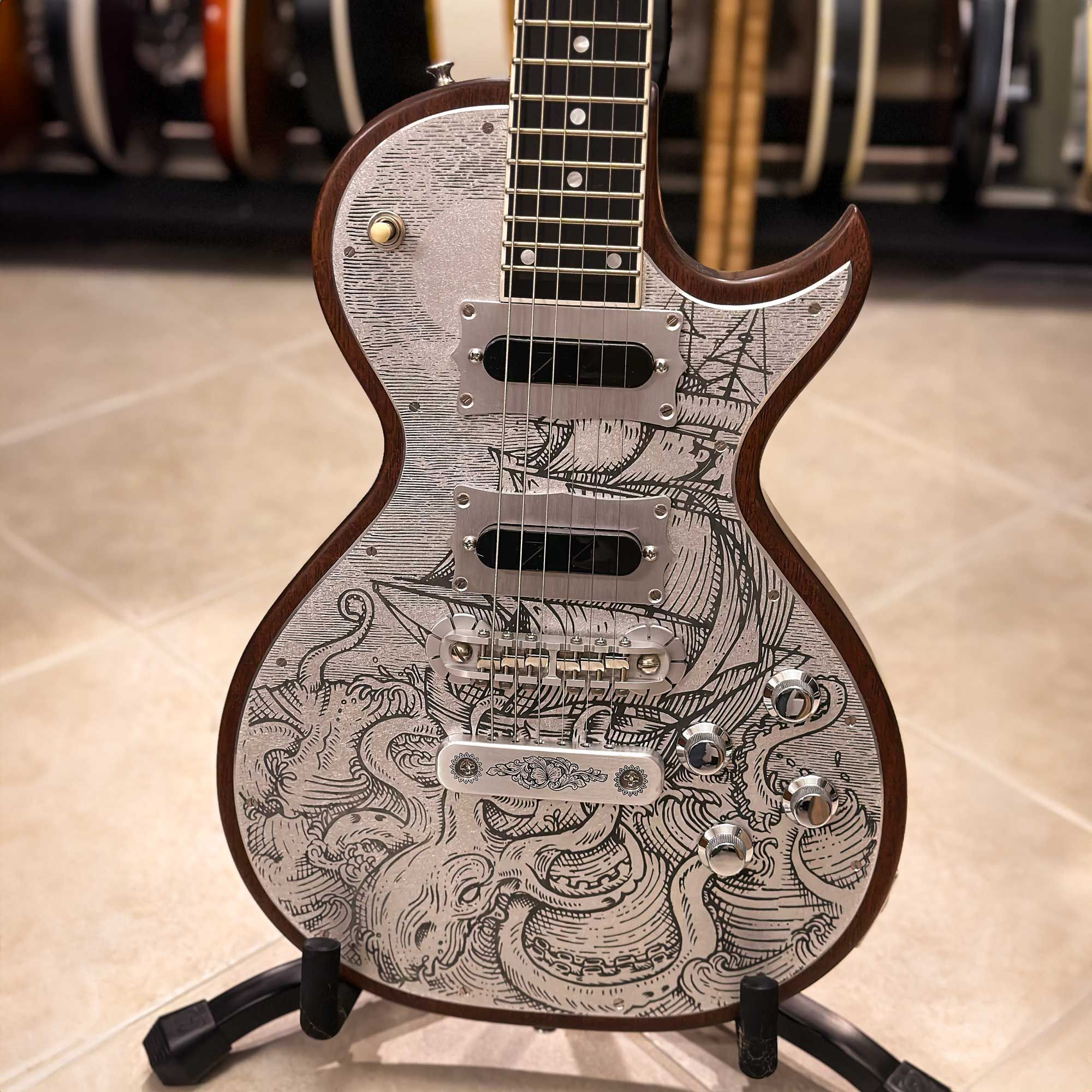 2016 Zemaitis Custom Shop CS24MF Kraken body