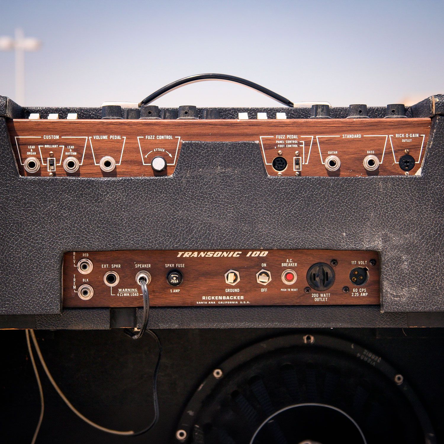 1968 Rickenbacker Transonic T-100 controls