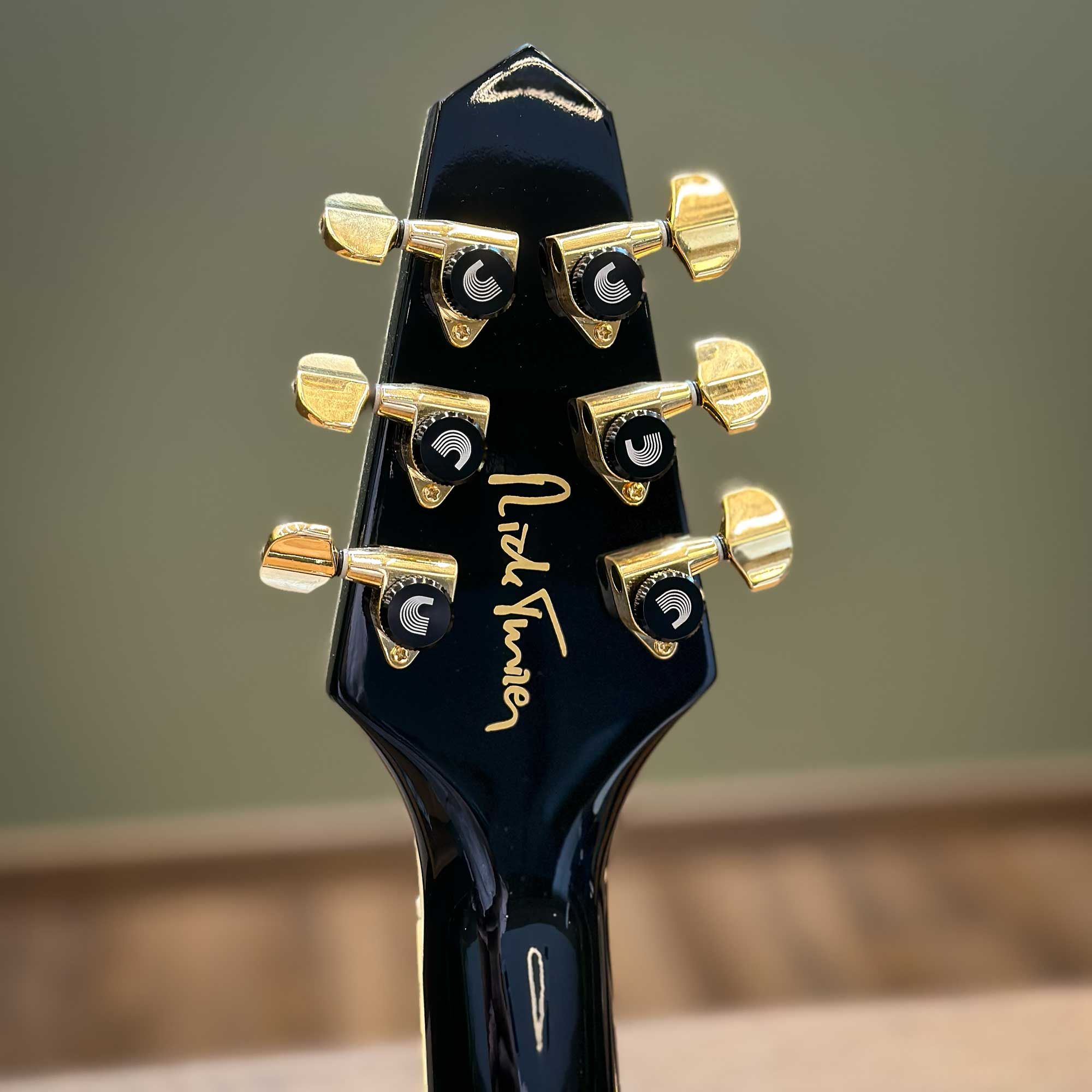 2022 Rick Turner Model 1 Standard "Black Beauty"  headstock back