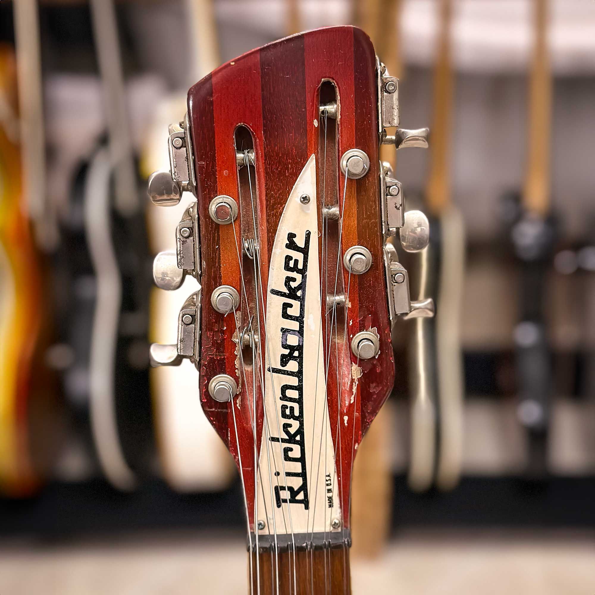 1967 Rickenbacker 366/12 headstock