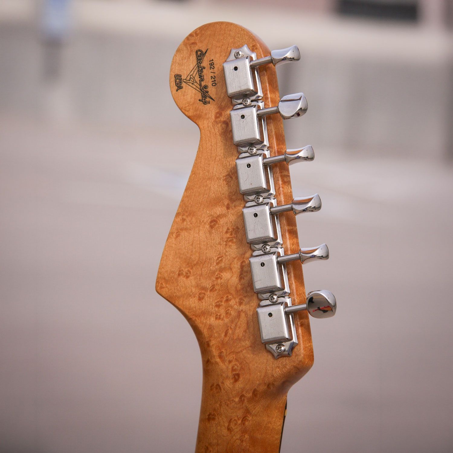 1997 Fender Jimi Hendrix Monterey Pop Stratocaster headstock back