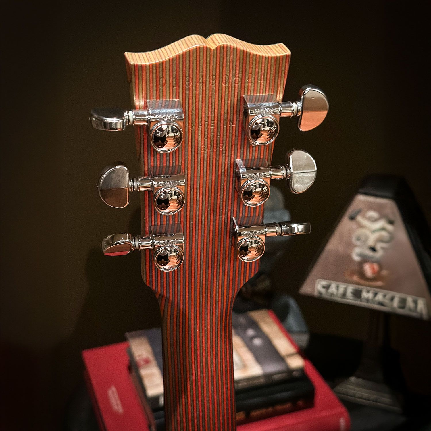 2009 Gibson Zoot Suit SG headstock back