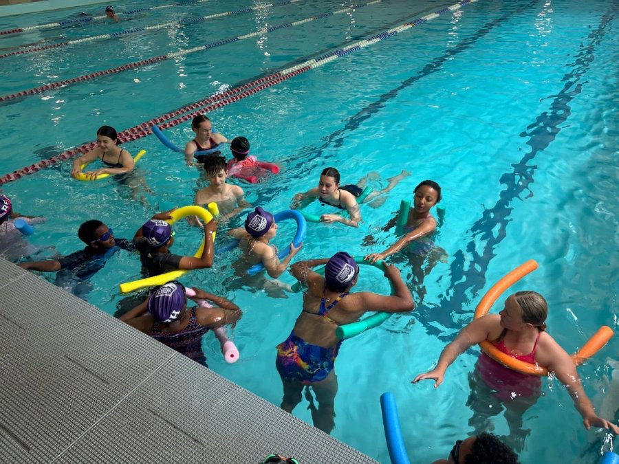 A community swimming session at LBHSC