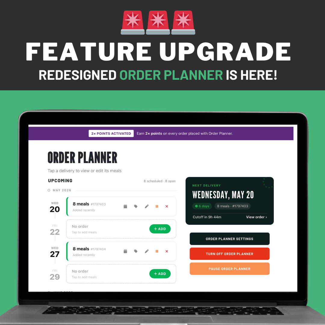 Introducing the New & Improved MightyMeals Order Planner