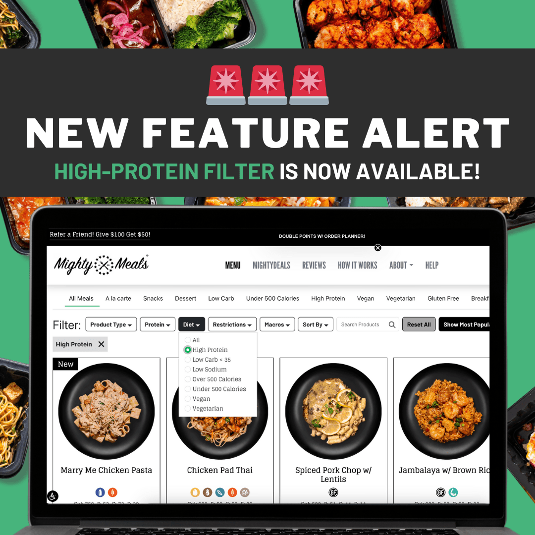Find Your Protein Faster: Introducing Our New High-Protein Menu Filter