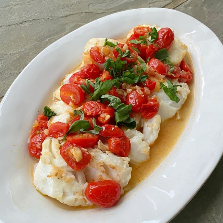 Cherry Tomato Cod Recipe