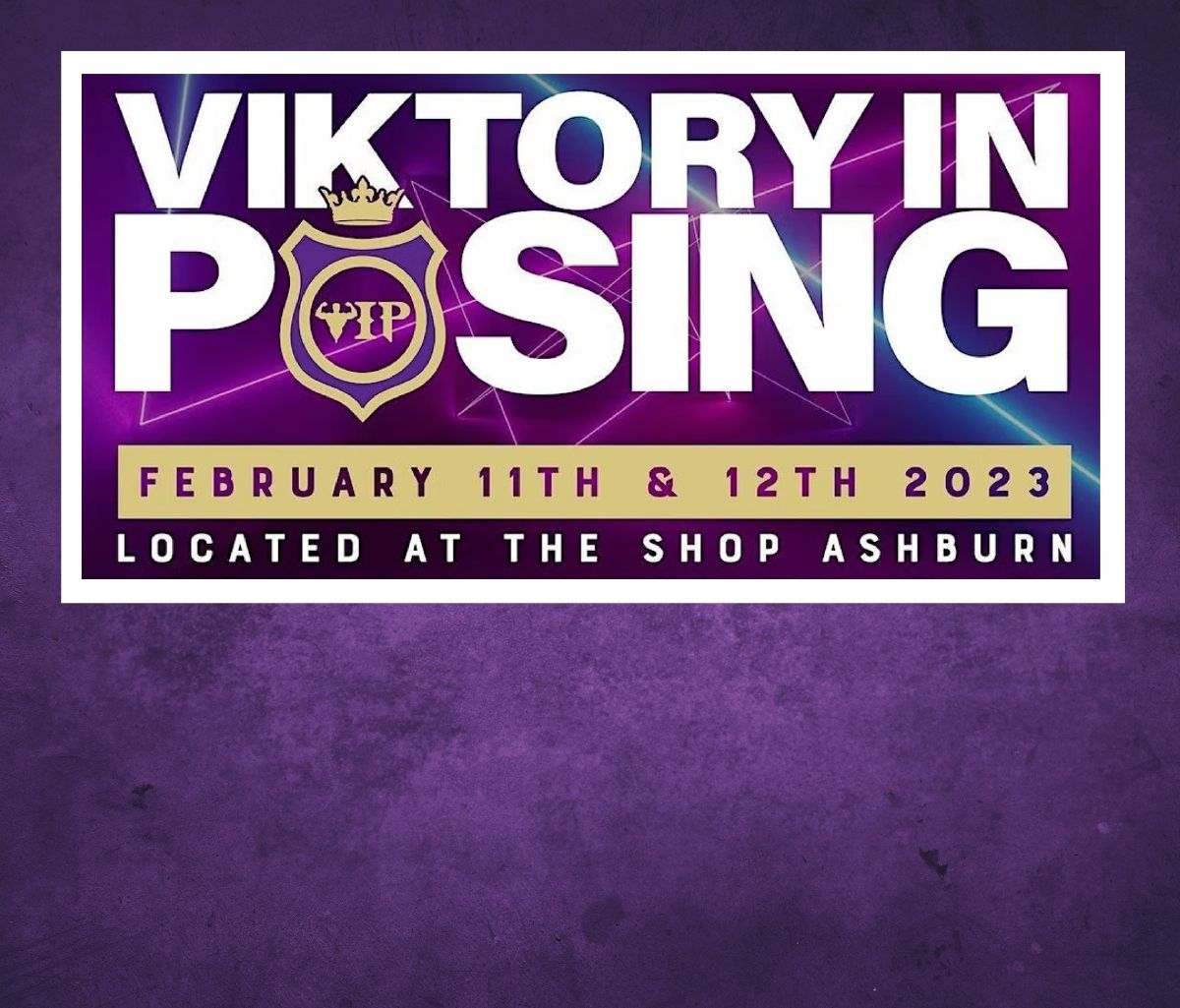 2023 Viktory in Posing Seminar & MightyMeals Tasting Event