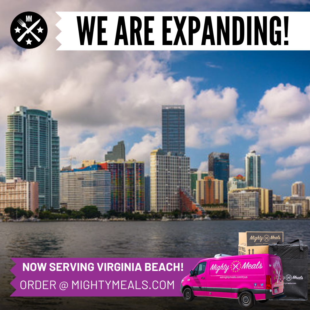 MightyMeals Expands Delivery Services to Virginia Beach, VA