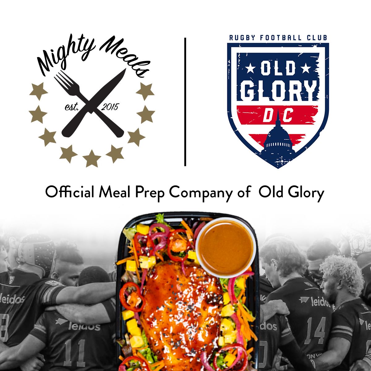 MightyMeals is the Official Meal Prep Company of Old Glory DC
