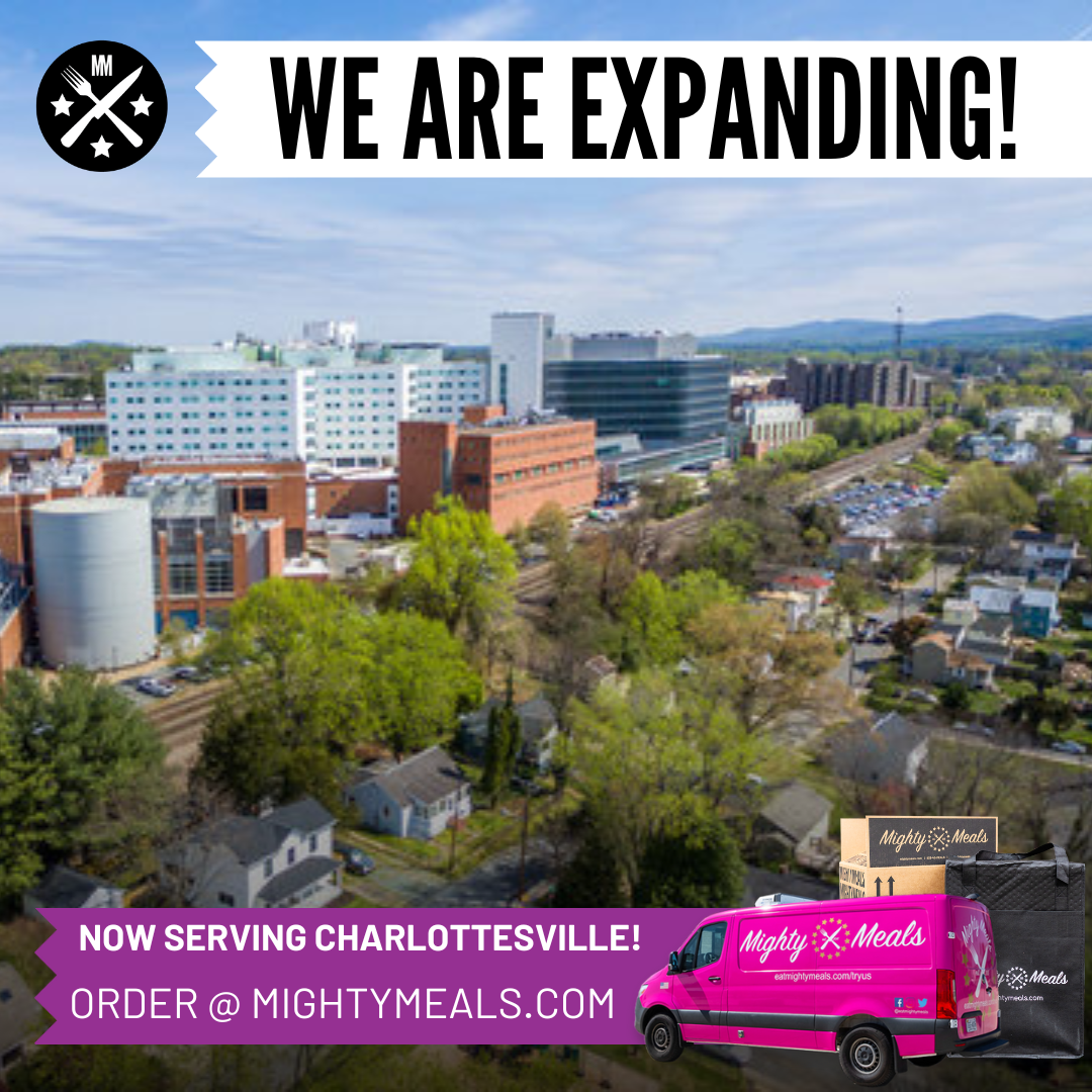 MightyMeals Expands Delivery Service to Charlottesville, Virginia