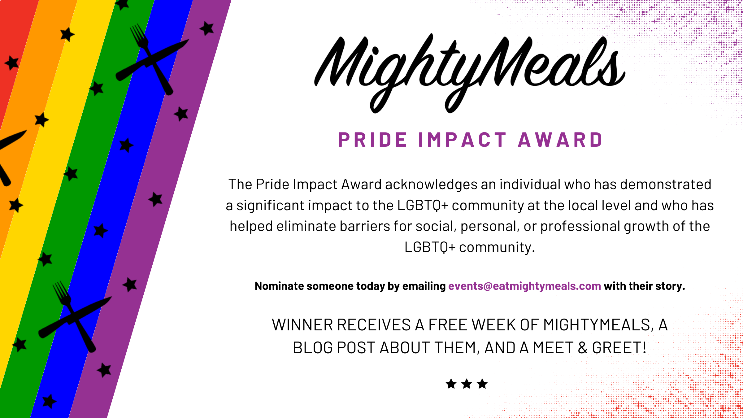 Celebrating Pride Month with MightyMeals’ Pride Impact Award