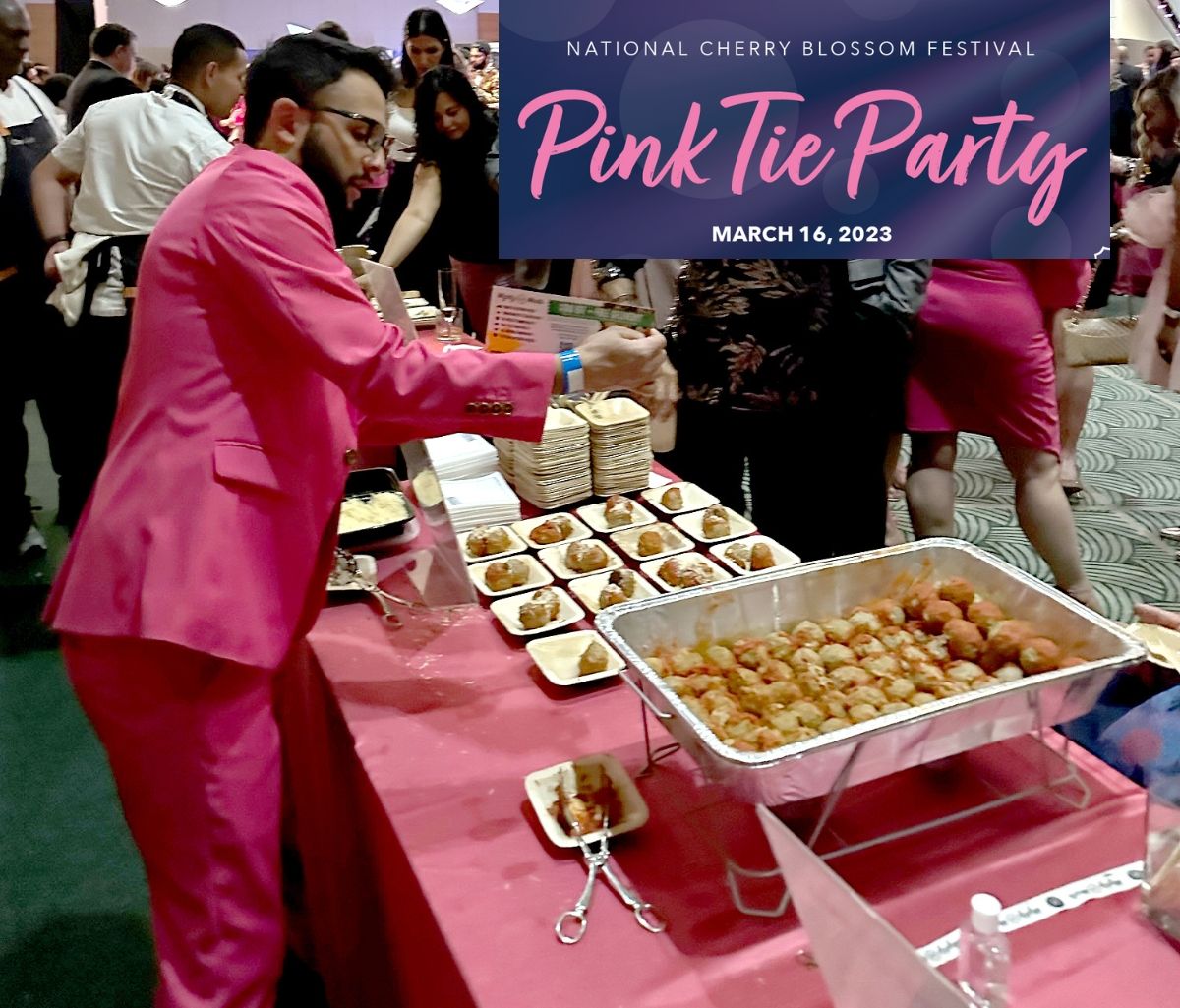 MightyMeals Chosen for Pink Tie Party at the National Cherry Blossom Festival