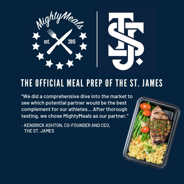 MightyMeals is the Official Meal Prep Company of The St. James